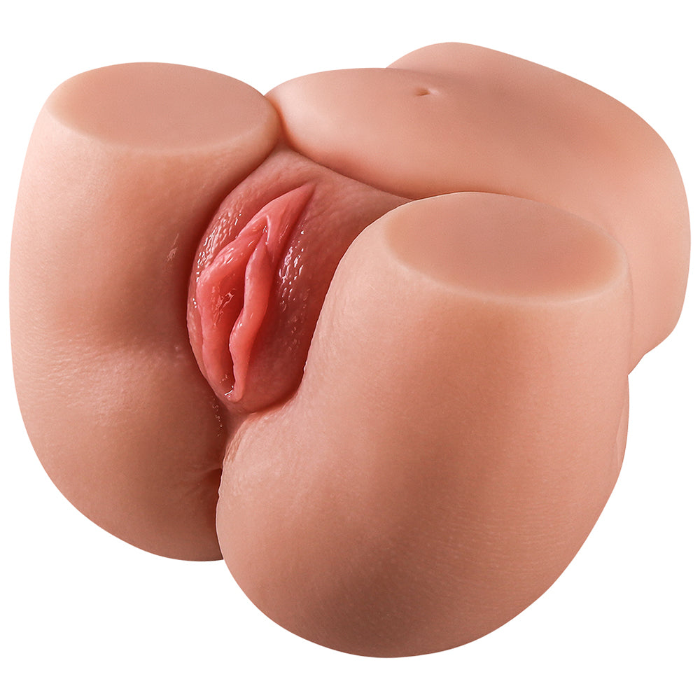 Realistic White Sex Torso – Dual-Entry Male Masturbato - 50 Shades of Toys