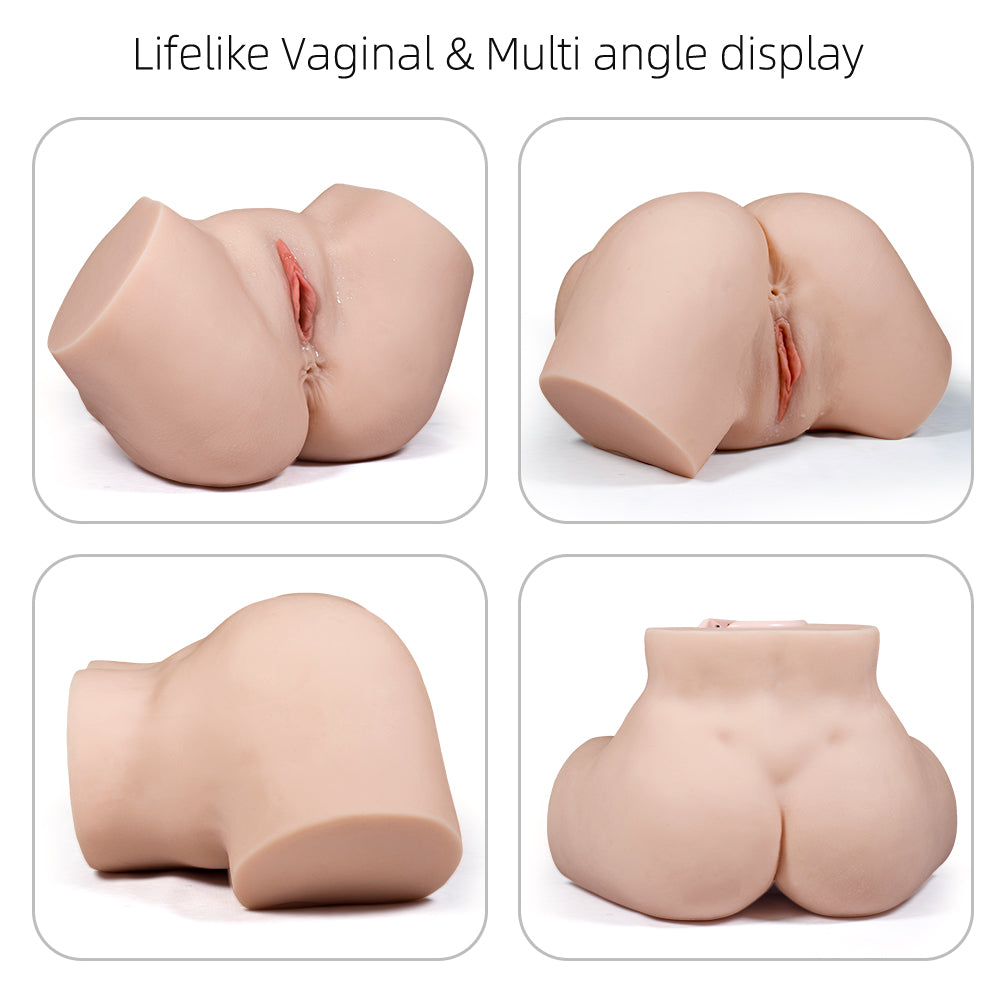 10-Speed Sucking and Vibrating Automatic Male Masturbator – Realistic 3D Vagina and Ass Dual Channel, Powerful Motor, 4 Language Modes, Premium 8.8 lb Sex Toy for Men