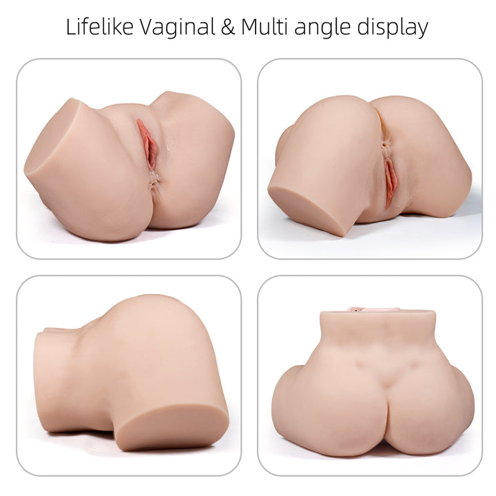 10-Speed Sucking and Vibrating Automatic Male Masturbator – Realistic 3D Vagina and Ass Dual Channel, Powerful Motor, 4 Language Modes, Premium 8.8 lb Sex Toy for Men