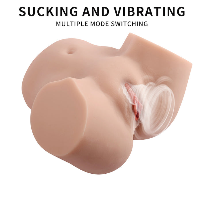 10-Speed Sucking and Vibrating Automatic Male Masturbator – Realistic 3D Vagina and Ass Dual Channel, Powerful Motor, 4 Language Modes, Premium 8.8 lb Sex Toy for Men