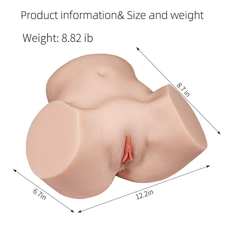 10-Speed Sucking and Vibrating Automatic Male Masturbator – Realistic 3D Vagina and Ass Dual Channel, Powerful Motor, 4 Language Modes, Premium 8.8 lb Sex Toy for Men