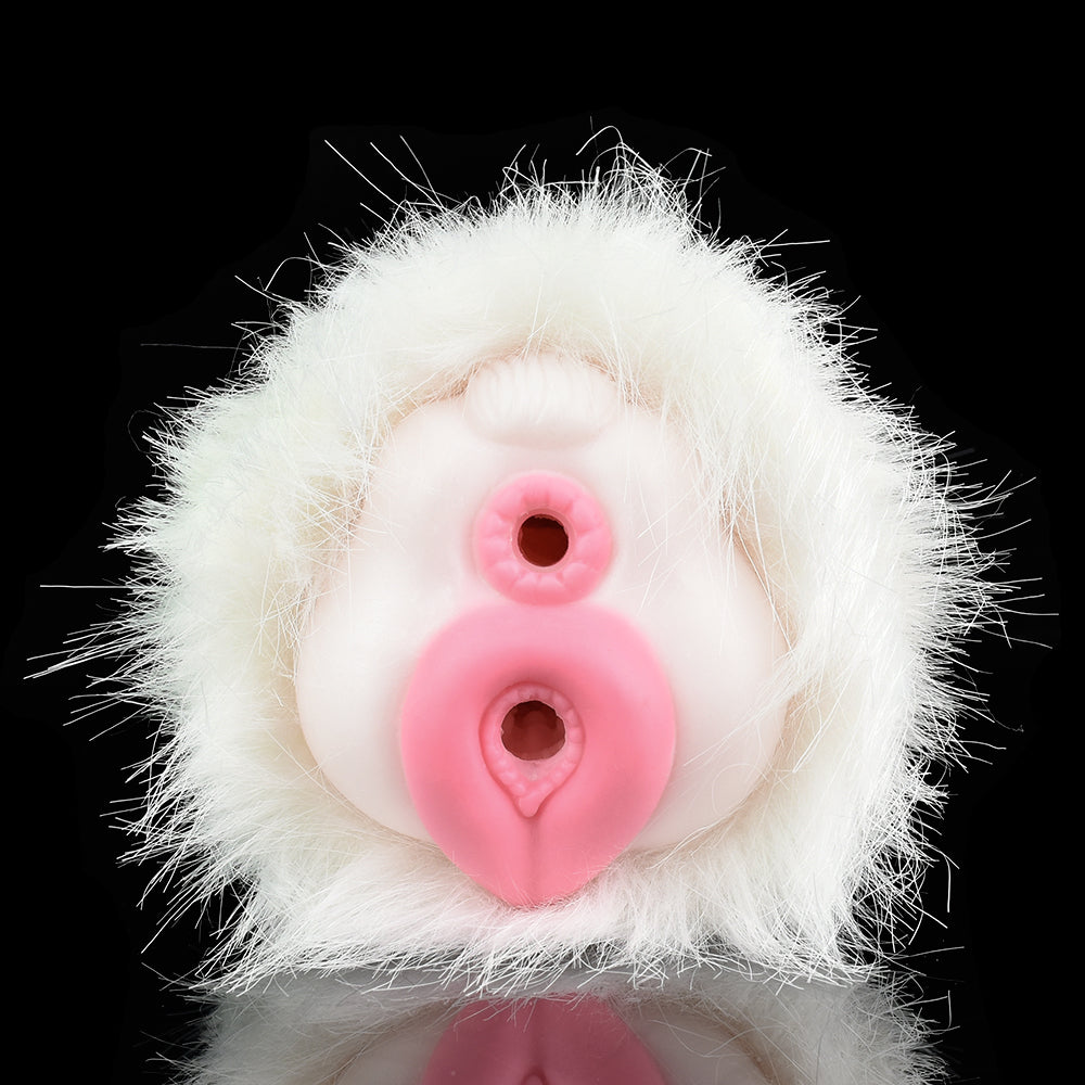 Fantasy Double Male Masturbator – Realistic Textured Mouth and Vagina with Suction - 50 Shades of Toys