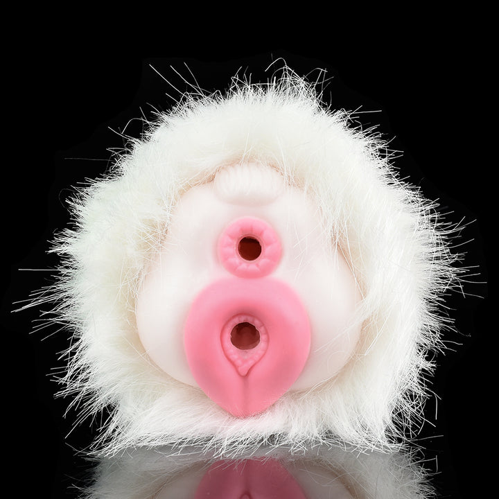 Fantasy Double Male Masturbator – Realistic Textured Mouth and Vagina with Suction - 50 Shades of Toys