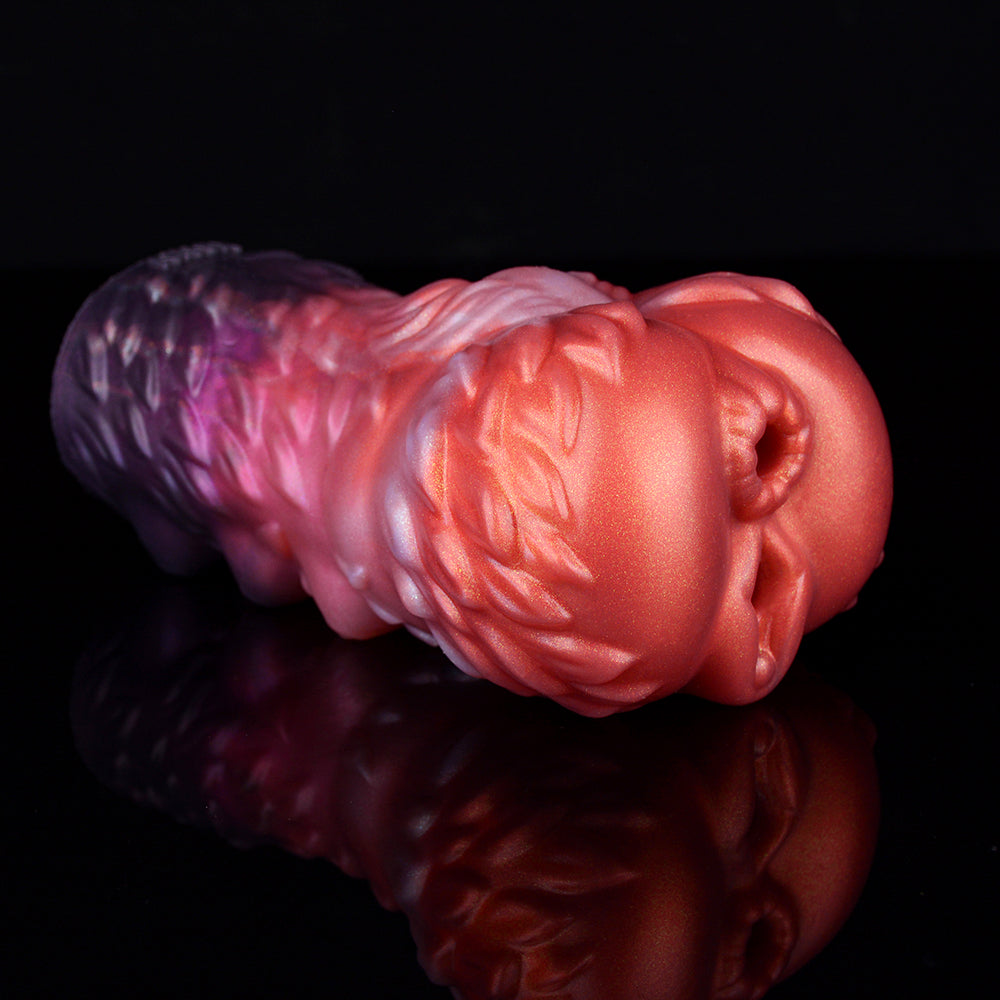 Double Hole Animal Fantasy Masturbator – Silicone Pocket Pussy - 50 Shades of Toys