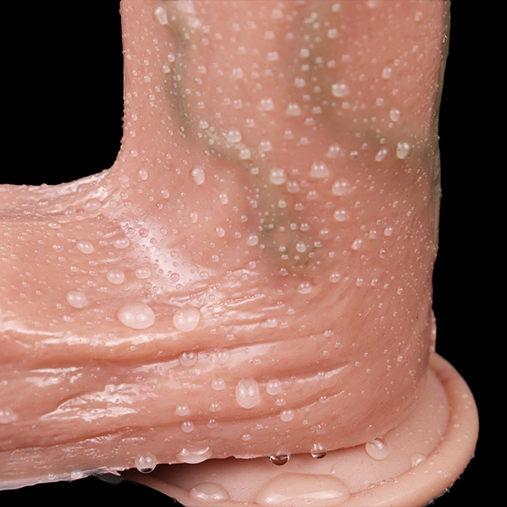 Realistic Silicone Suction Cup Dildo – Large Penis Toy for Women - 50 Shades of Toys