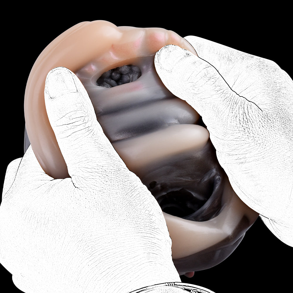 Soft Silicone Fantasy Masturbator—Anal and Vaginal Stimulator Sex Toy for Adult Men - 50 Shades of Toys