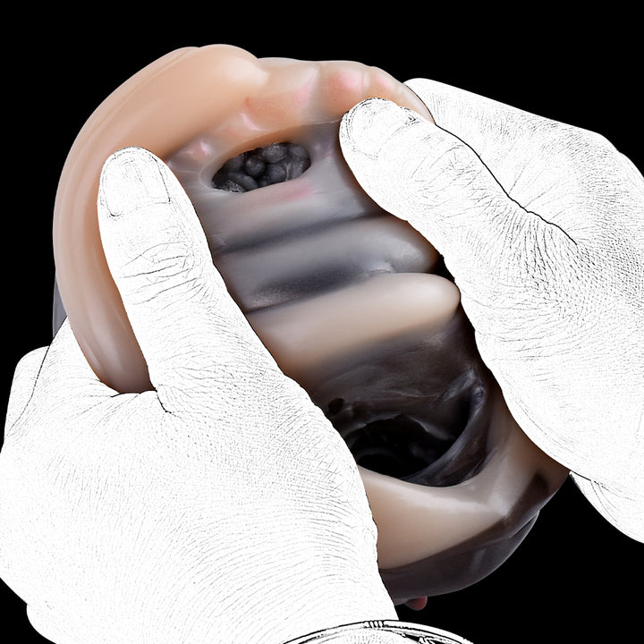 Soft Silicone Fantasy Masturbator—Anal and Vaginal Stimulator Sex Toy for Adult Men - 50 Shades of Toys