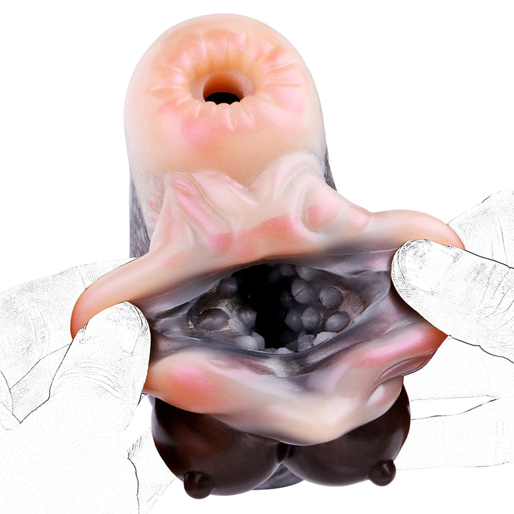 Silicone Fantasy Animal Male Masturbator, Pocket Pussy, Double Hole, Artificial Vagina, - 50 Shades of Toys