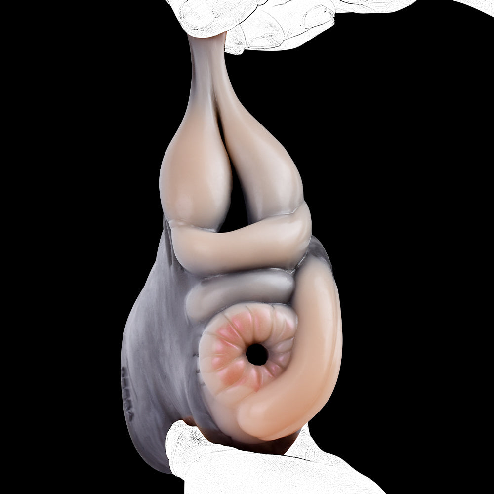 Soft Silicone Fantasy Masturbator—Anal and Vaginal Stimulator Sex Toy for Adult Men - 50 Shades of Toys