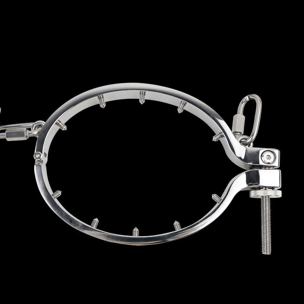 Stainless Steel Adjustable Breast straps with  clamps Nipple Clip Bondage Set for Women - 50 Shades of Toys