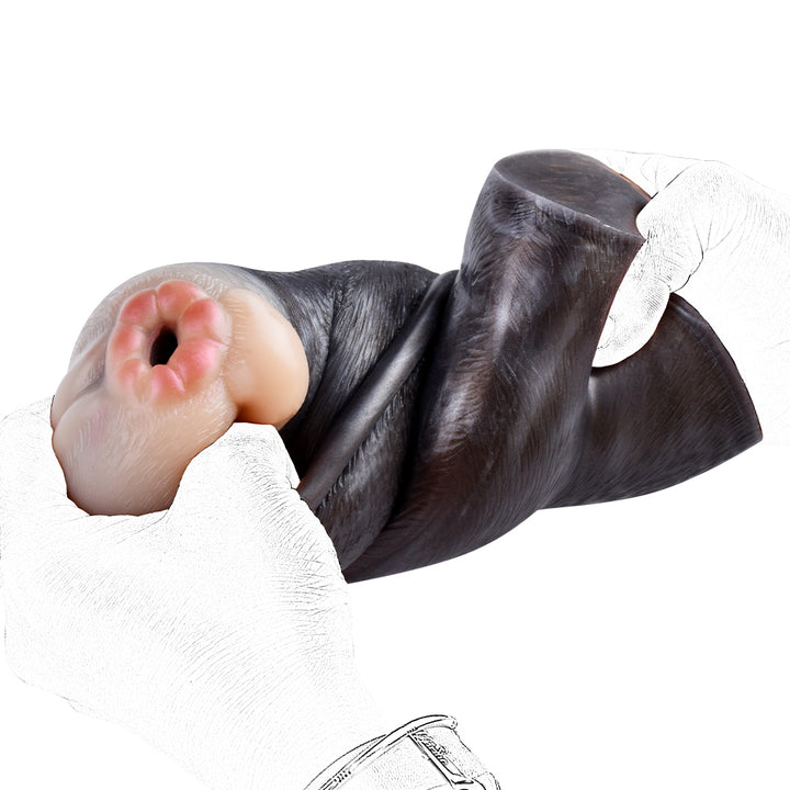 Silicone Animal Fantasy Male Masturbator, Double Hole - 50 Shades of Toys