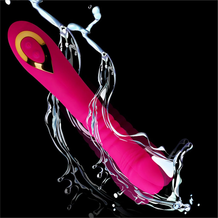 Thrusting Dildo Vibrator – G-Spot & Clitoral Stimulator - 50 Shades of Toys