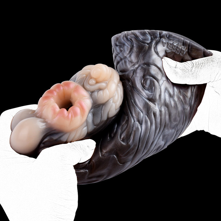 One Channel Monkey Fantasy Stroker Cup – Silicone Fantasy Pocket Masturbator for Men - 50 Shades of Toys