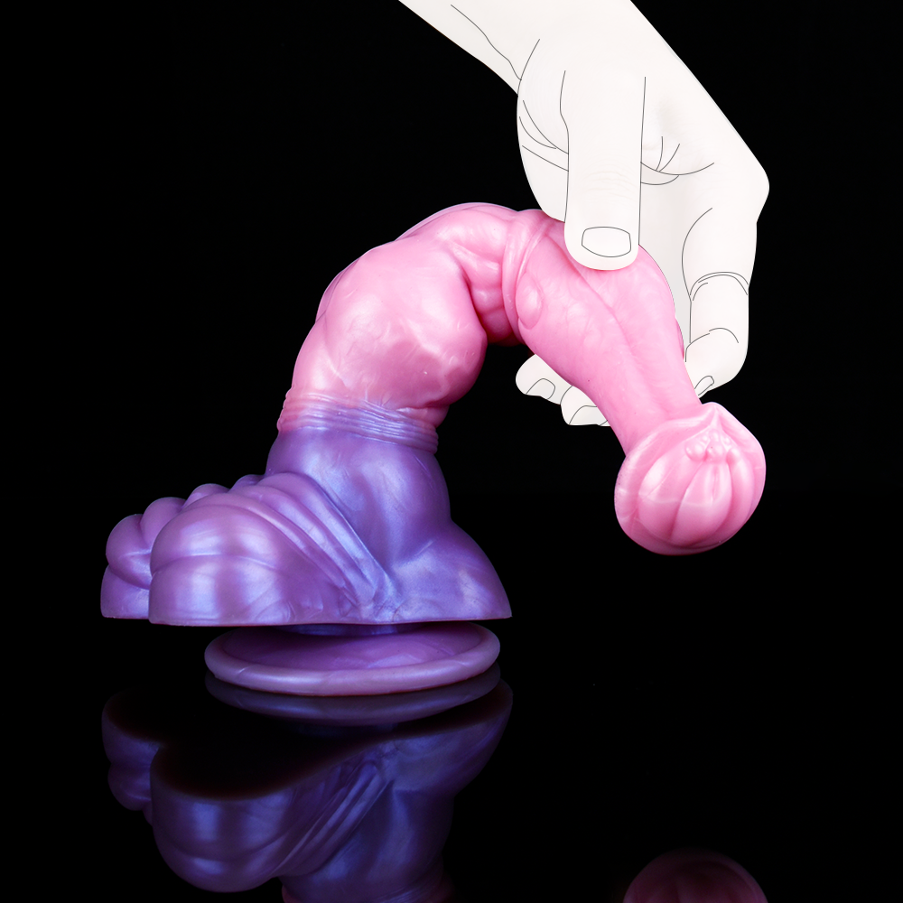 Silicone Horse Anal Plug with Suction Cup, Adult Sex Toy - 50 Shades of Toys