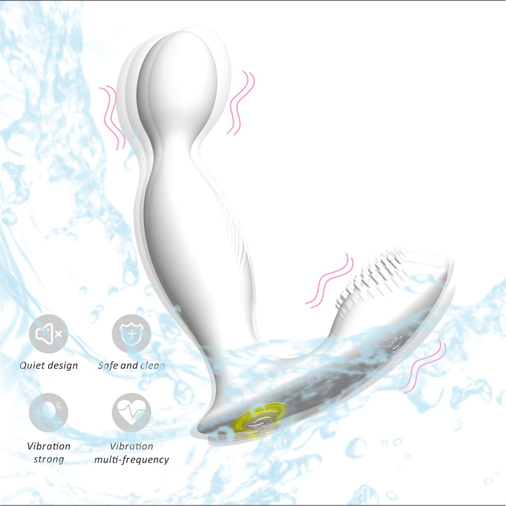 Male Prostate Massager – Vibrating Anal Plug & Perineum Stimulator - 50 Shades of Toys
