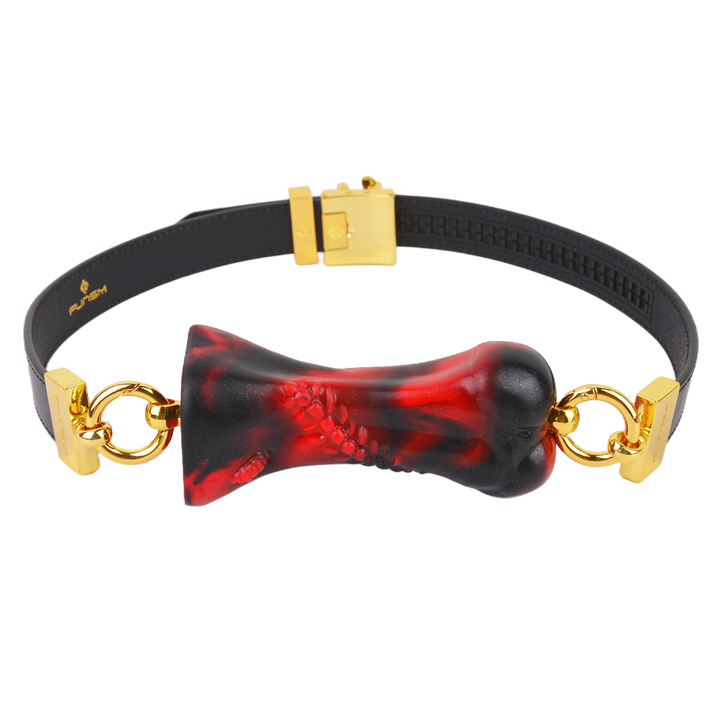 Silicone Dog Bone Mouth Gag, Adjustable BDSM Toy - 50 Shades of Toys