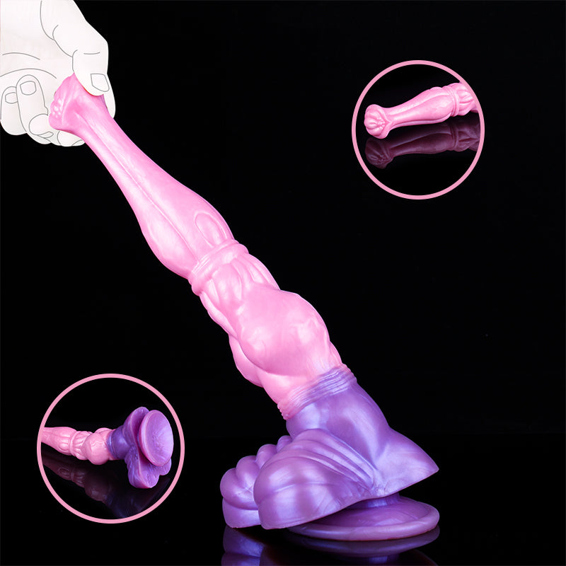 Silicone Horse Anal Plug with Suction Cup, Adult Sex Toy - 50 Shades of Toys