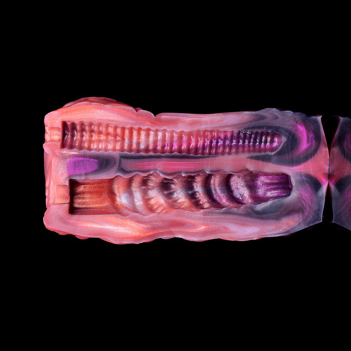 Fantasy Dual Channel Horse Vagina Masturbator – Silicone Pocket Sex Toy - 50 Shades of Toys