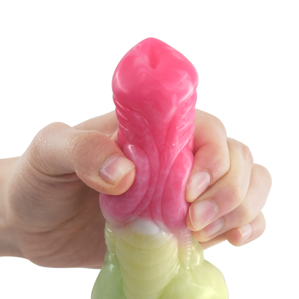 Wolf Ejaculation Dildo – Liquid Silicone Squirt Knot with Suction Cup for Fantasy Anal Play - 50 Shades of Toys