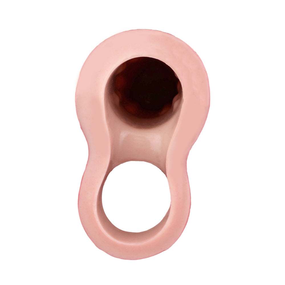 Silicone Realistic Hollow Dildo Sheat,Penis Enlargement Extender for Men - 50 Shades of Toys