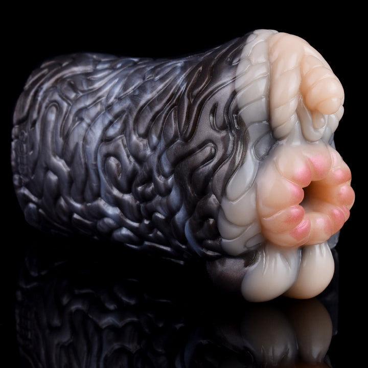 One Channel Monkey Fantasy Stroker Cup – Silicone Fantasy Pocket Masturbator for Men - 50 Shades of Toys