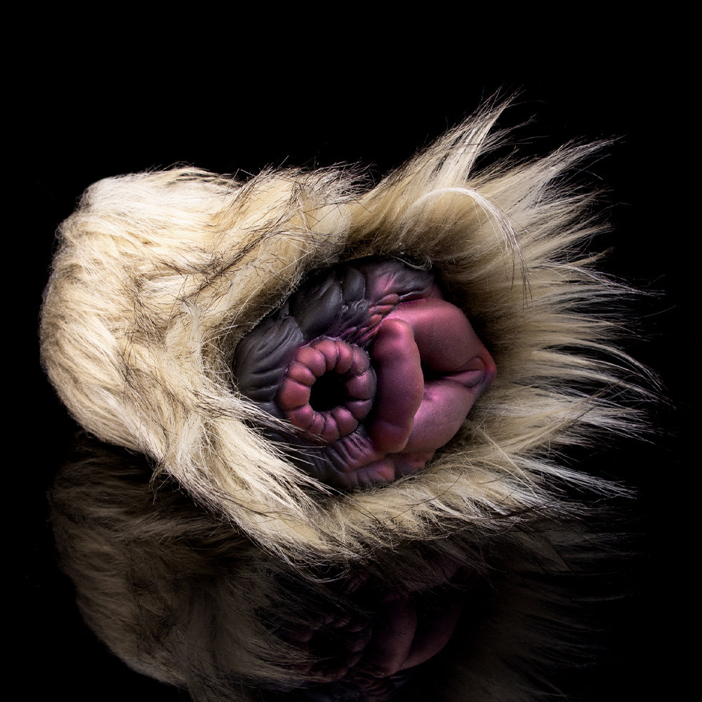 Fantasy Wild Dog Double Passage Masturbator – Manual Retractable Animal Sex Toy for Men - 50 Shades of Toys