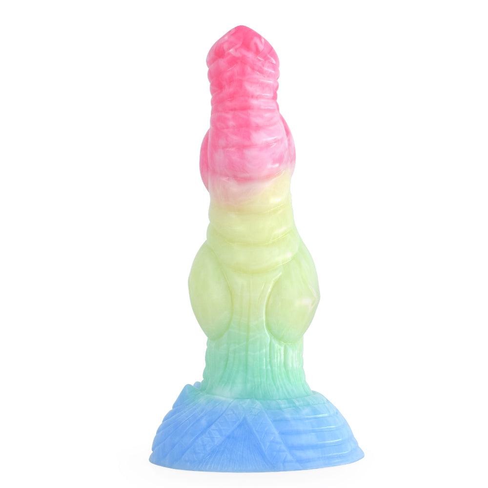 Wolf Ejaculation Dildo – Liquid Silicone Squirt Knot with Suction Cup for Fantasy Anal Play - 50 Shades of Toys