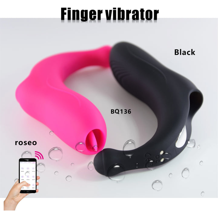 Silicone Finger Vibrator – G-Spot & Clit Licking Stimulator - 50 Shades of Toys