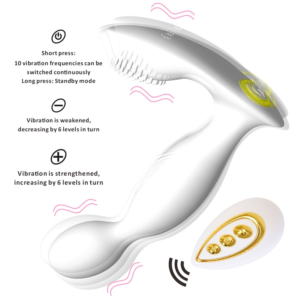 Male Prostate Massager – Vibrating Anal Plug & Perineum Stimulator - 50 Shades of Toys