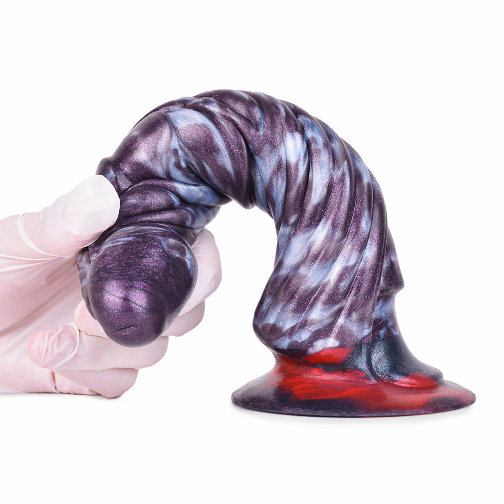 Silicone Anal Vibrator and Butt Plug, Fantasy Masturbation Toy - 50 Shades of Toys