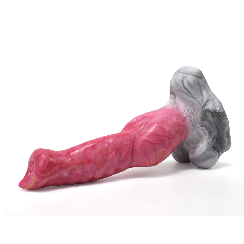 10-Mode  Fantasy Realistic Vibrating Squirt Dildo with Wireless Remote and Suction Cup - 50 Shades of Toys