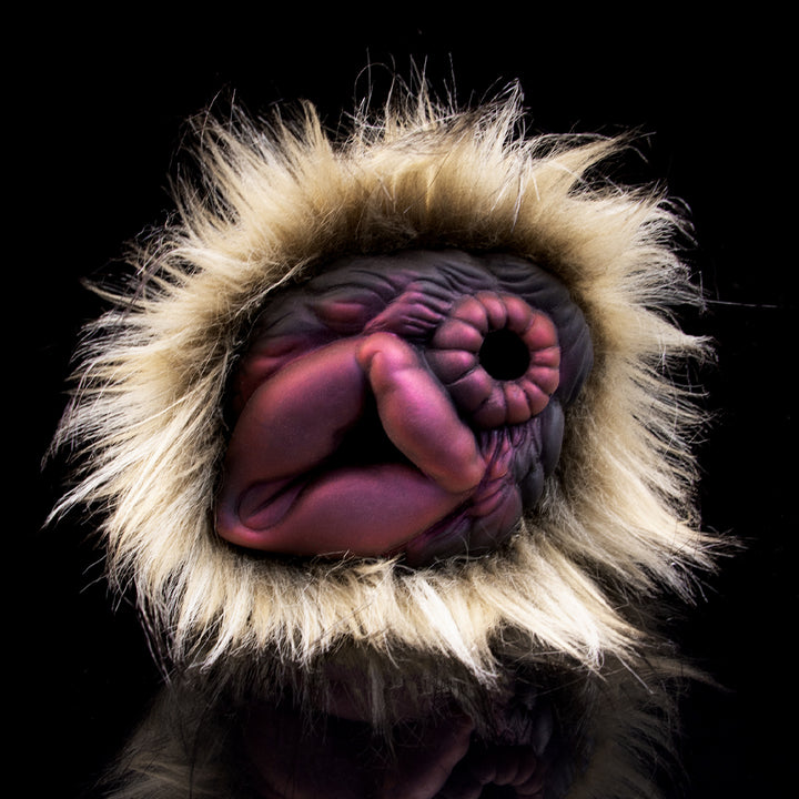 Fantasy Wild Dog Double Passage Masturbator – Manual Retractable Animal Sex Toy for Men - 50 Shades of Toys
