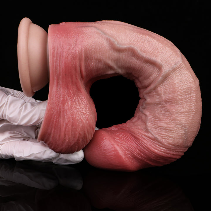Long Realistic Telescopic Dildo - 50 Shades of Toys