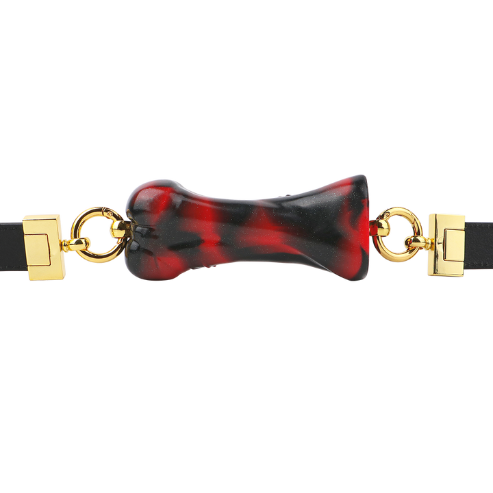 Silicone Dog Bone Mouth Gag, Adjustable BDSM Toy - 50 Shades of Toys
