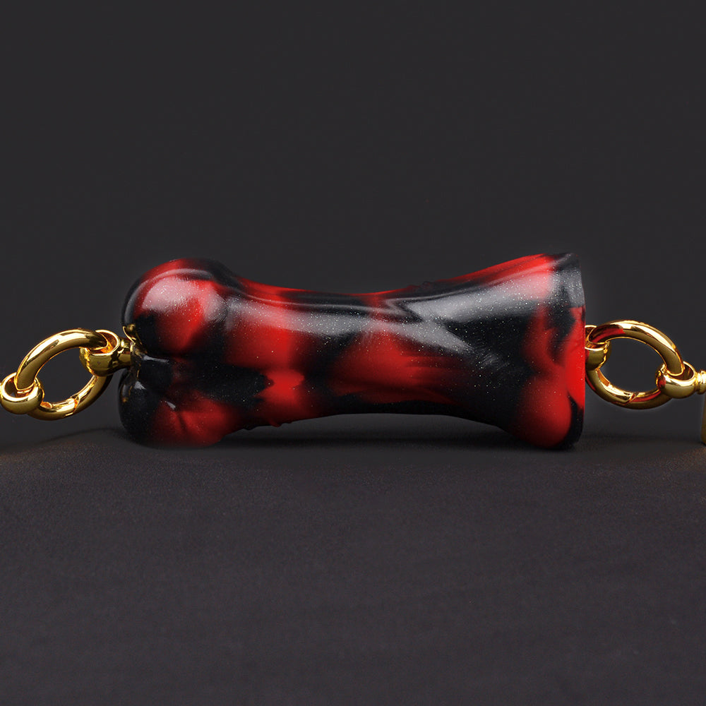 Silicone Dog Bone Mouth Gag, Adjustable BDSM Toy - 50 Shades of Toys