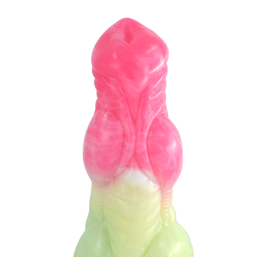 Wolf Ejaculation Dildo – Liquid Silicone Squirt Knot with Suction Cup for Fantasy Anal Play - 50 Shades of Toys