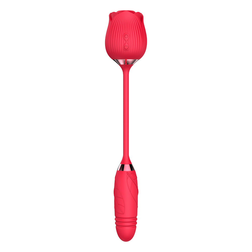 2-in-1 Licking Vibrator & Thrusting Dildo – Clitoral & Nipple Stimulator Massager for Women, Adult Pleasure Toy” - 50 Shades of Toys