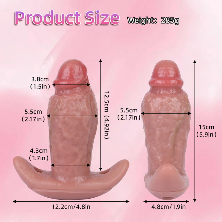 Decibel Vibration Realistic Squirt Dildo with Wireless Remote - 50 Shades of Toys