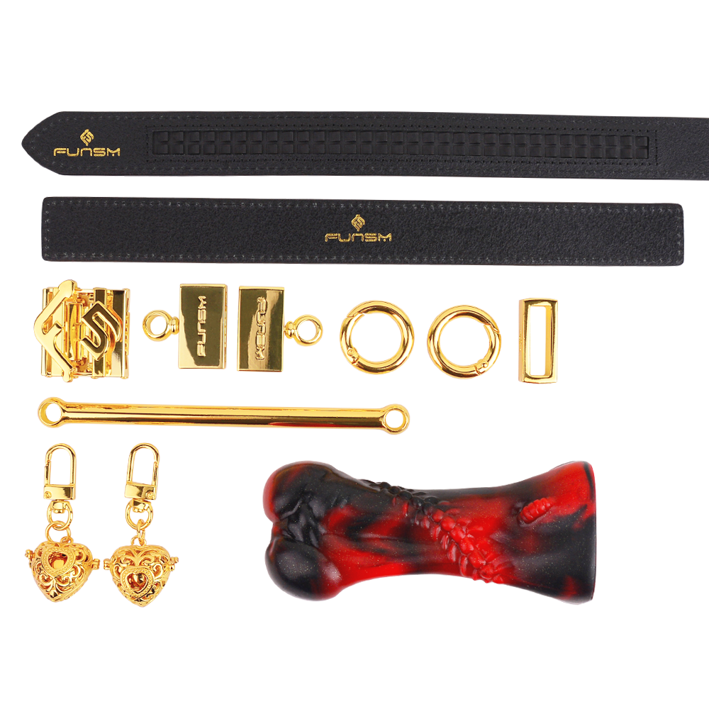 Silicone Dog Bone Mouth Gag, Adjustable BDSM Toy - 50 Shades of Toys