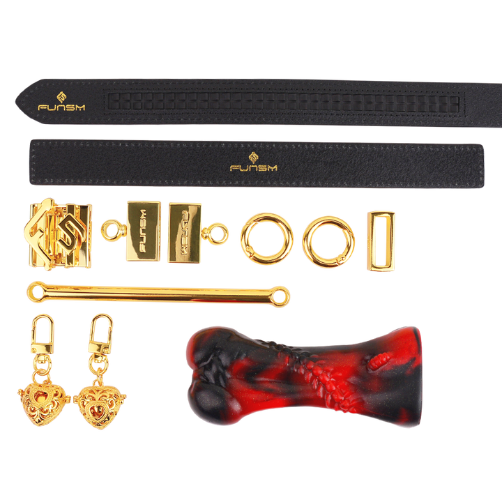 Silicone Dog Bone Mouth Gag, Adjustable BDSM Toy - 50 Shades of Toys