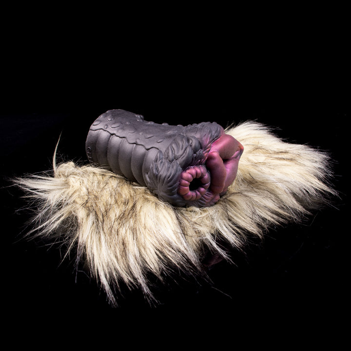 Fantasy Wild Dog Double Passage Masturbator – Manual Retractable Animal Sex Toy for Men - 50 Shades of Toys