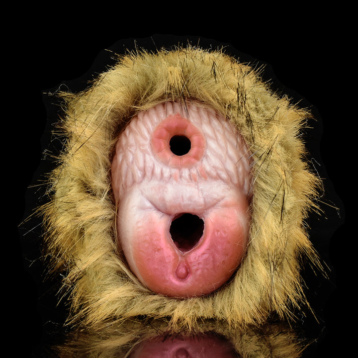 Fantasy Animal Skin Soft Silicone Masturbator – Realistic Plush Pussy for Men - 50 Shades of Toys