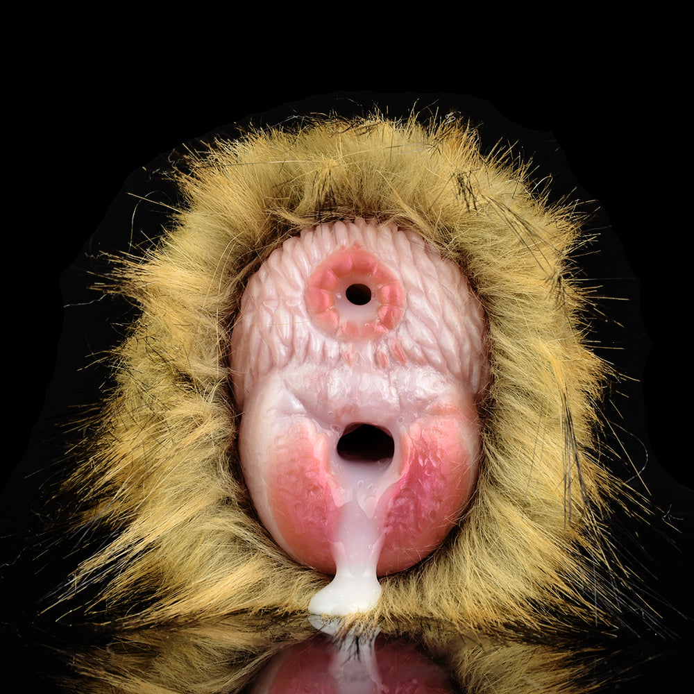 Fantasy Animal Skin Soft Silicone Masturbator – Realistic Plush Pussy for Men - 50 Shades of Toys