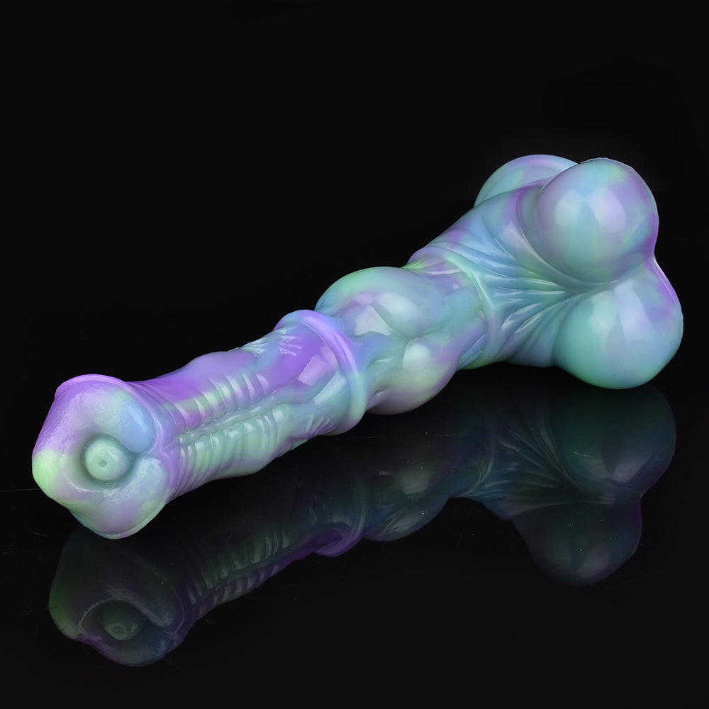 Rainbow Horse  Fantasy Dildo – Silicone Suction Cup Anal & Vaginal Plug for Women - 50 Shades of Toys