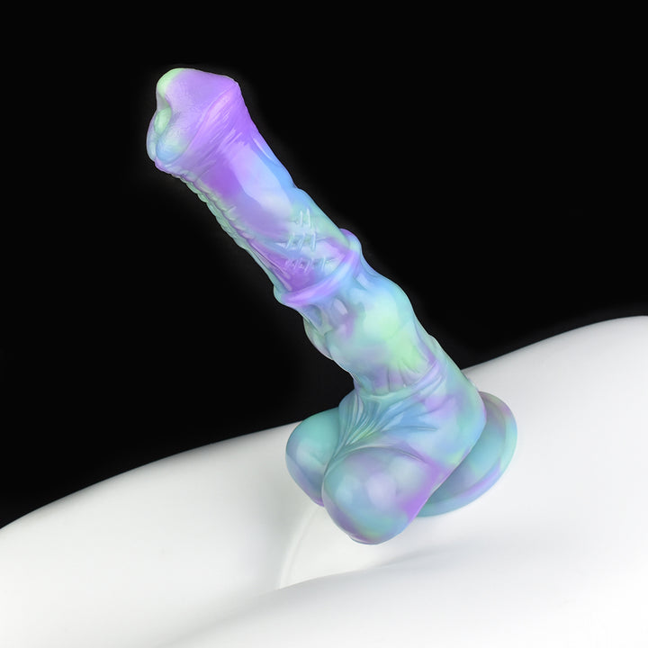 Rainbow Horse  Fantasy Dildo – Silicone Suction Cup Anal & Vaginal Plug for Women - 50 Shades of Toys