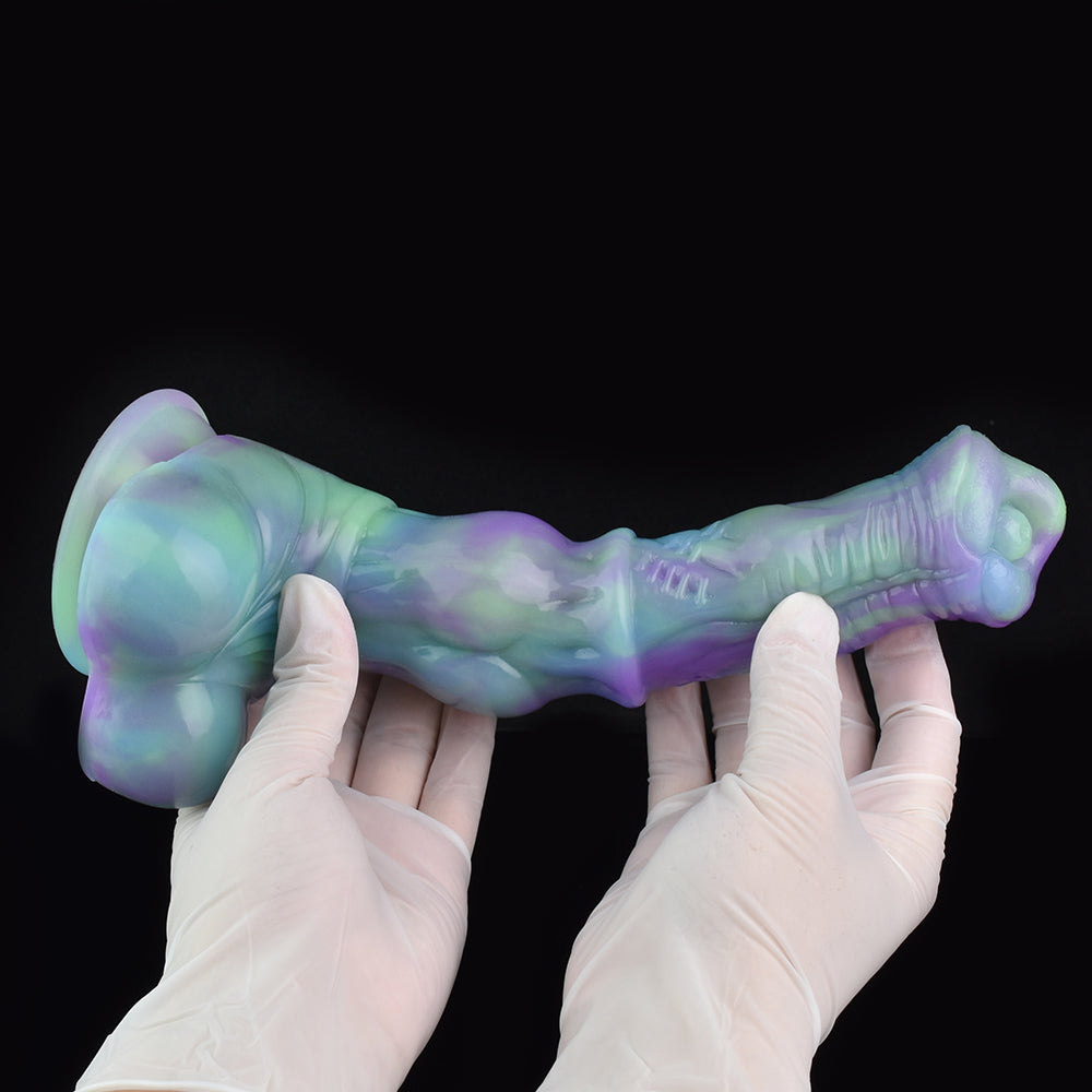 Rainbow Horse  Fantasy Dildo – Silicone Suction Cup Anal & Vaginal Plug for Women - 50 Shades of Toys