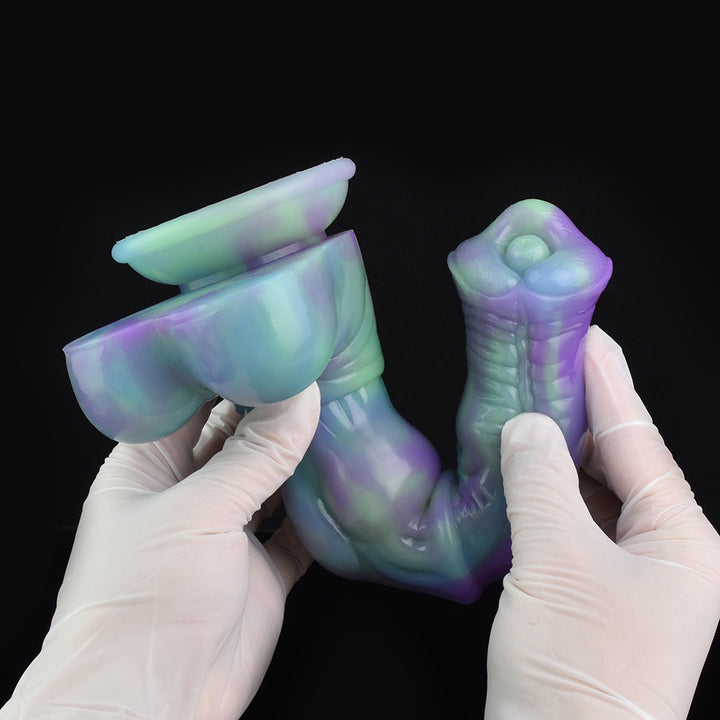 Rainbow Horse  Fantasy Dildo – Silicone Suction Cup Anal & Vaginal Plug for Women - 50 Shades of Toys