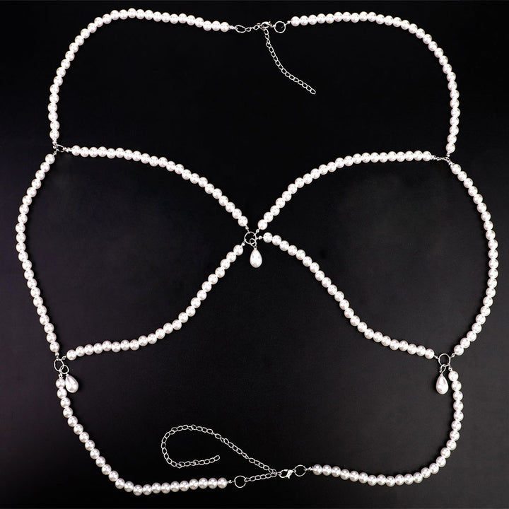 Stainless Steel Adjustable Breast straps with  clamps Nipple Clip Bondage Set for Women - 50 Shades of Toys