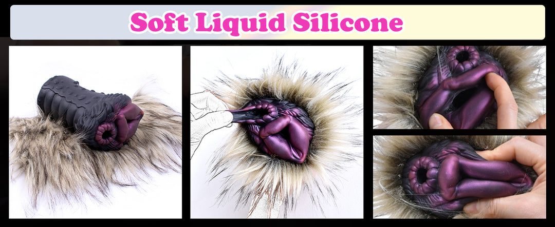 Tibetan Yak Vagina Male Masturbator – Fantasy Animal-Inspired Double Hole Silicone Pocket Pussy Stroker for Men