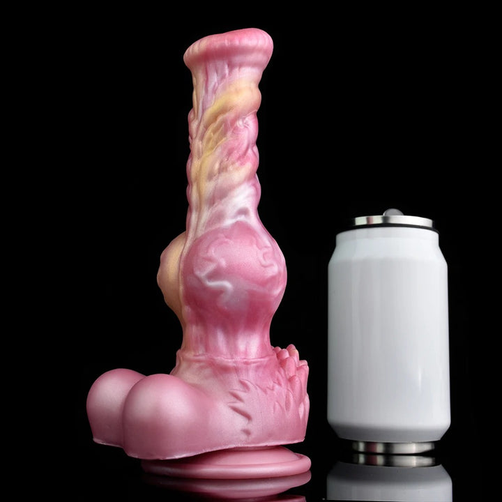 8.2" Thrusting Dragon Dildo – 10-Mode Vibrating Anal Toy - 50 Shades of Toys